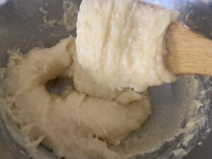 卵を少量足した状態